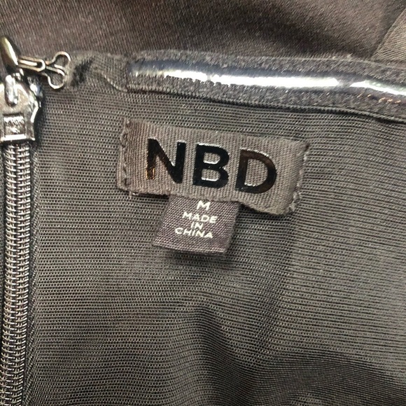 NBD x Revolve Eugene Mini Dress In Black Medium‎ - Picture 8 of 8